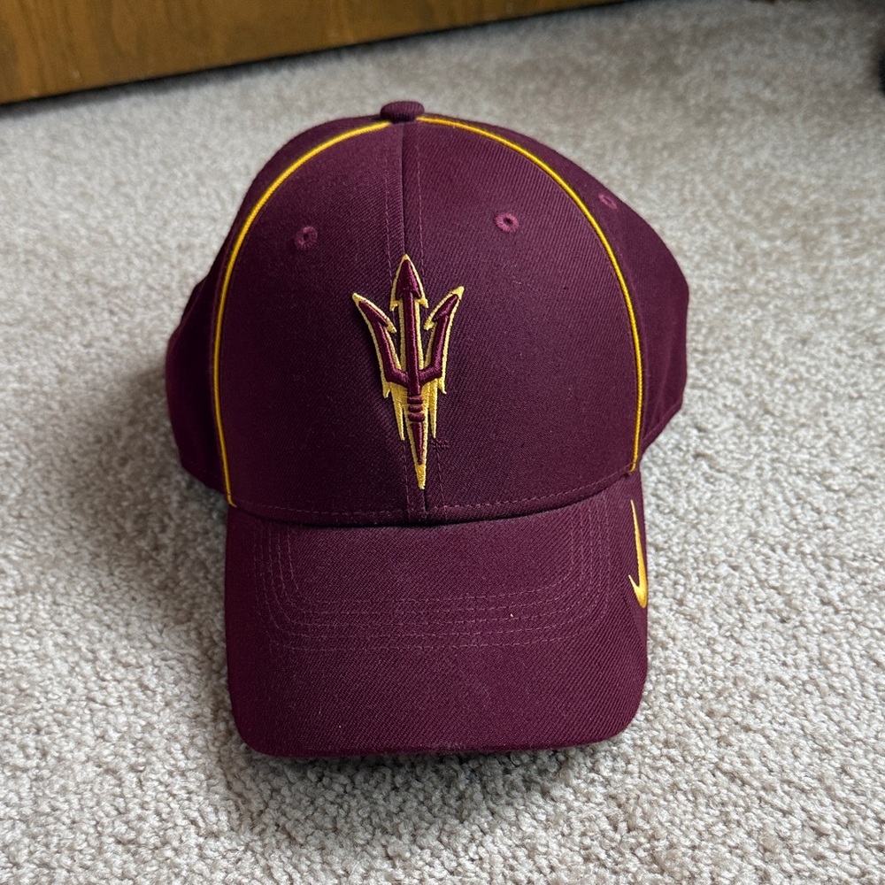 Nike Legacy91 Dri Fit Maroon & Gold Arizona State Sun Devils Baseball Cap.